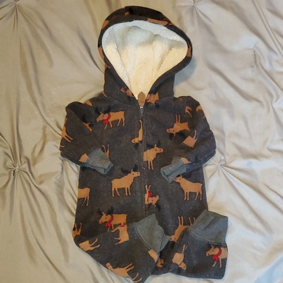 Baby Boy Carter's Christmas Pajamas - Picture 3 of 4